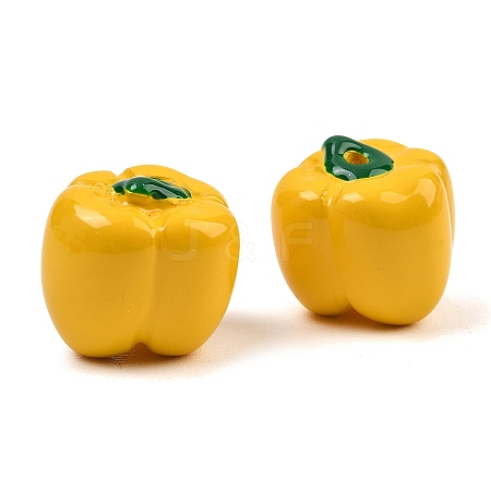 Opaque Resin Imitation Vegetable Beads RE-CBAC4C7-01A-1