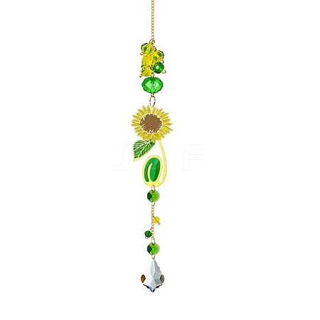 Crystal Glass Sun Catcher Pendant PW-WG7D6DF-02-1