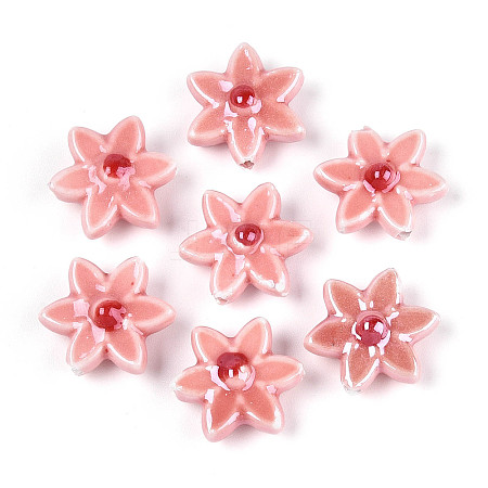 Handmade Porcelain Beads PORC-N008-10H-01-1