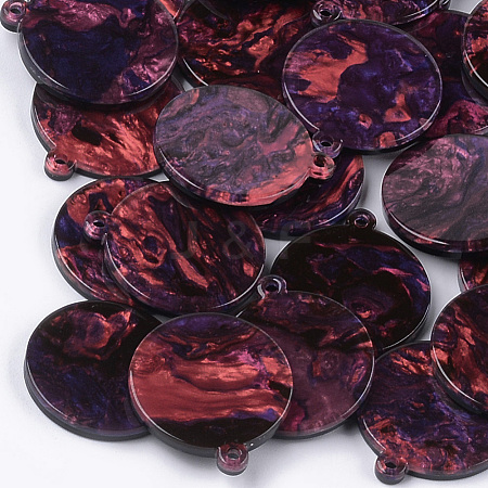 Cellulose Acetate(Resin) Pendants KY-S157-50E-1