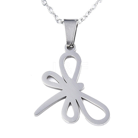 Non-Tarnish 201 Stainless Steel Pendants Necklaces NJEW-S105-JN706-45-1-1