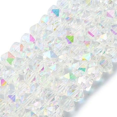 Electroplate Glass Beads EGLA-L018-B-AB04-1