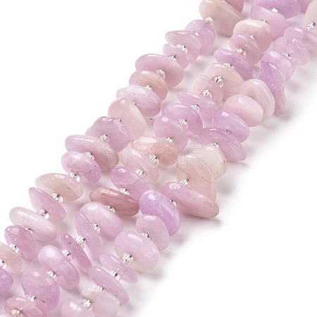 Natural Kunzite Quartz Beads Strands G-D480-A15-1