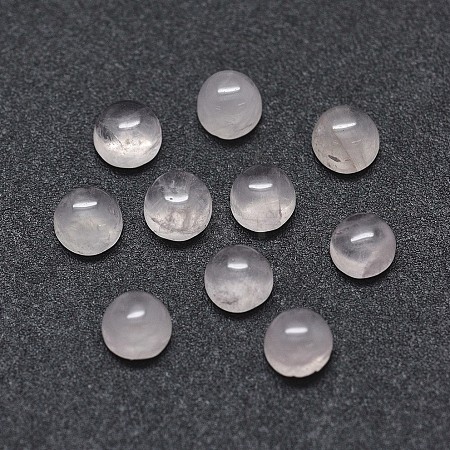 Natural Rose Quartz Cabochons G-O175-23-06-1