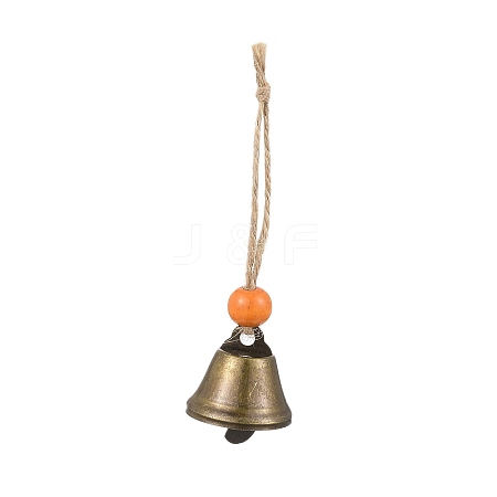 Iron Bell Hanging Ornaments HJEW-JM02417-04-1