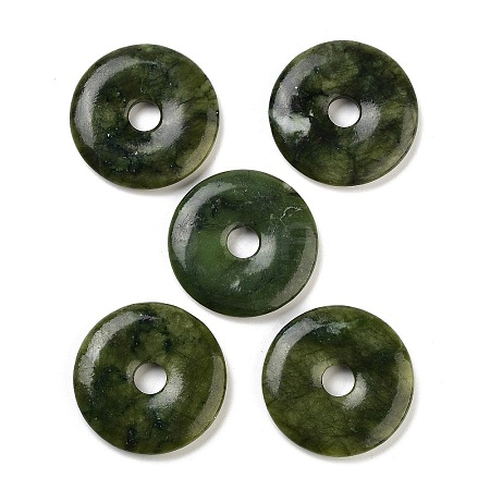 Natural Southern Jade Pendants G-K099-40mm-03-1