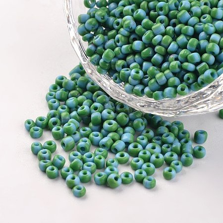 8/0 Opaque Colours Seep Glass Beads SEED-M007-44-1