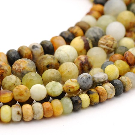 Natural Xiuyan Jade Strands G-O061-M3-1