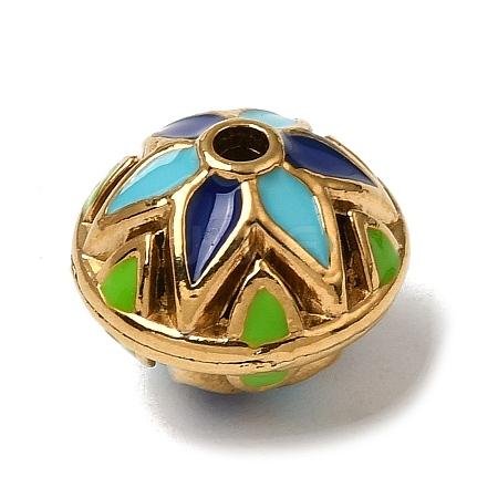 304 Stainless Steel Enamel Beads SA-CBA9422-01G-07-1