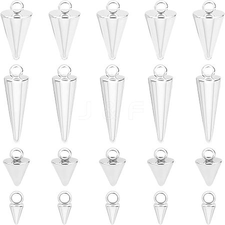 Unicraftale 24Pcs 4 Style 304 Stainless Steel Pendants STAS-UN0038-37-1