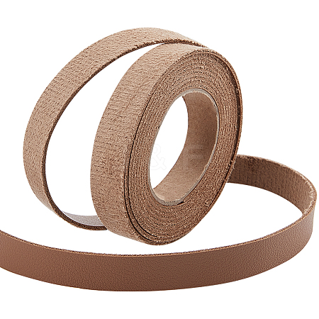 2M PVC Imitation Leather Ribbons SRIB-WH0011-126A-03-1