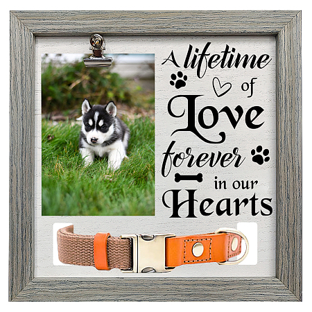 MDF Pet Photo Frames DIY-WH0525-005-1