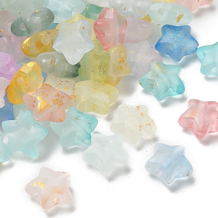 Gradient Color Transparent Acrylic Beads X1-OACR-M023-04B-1