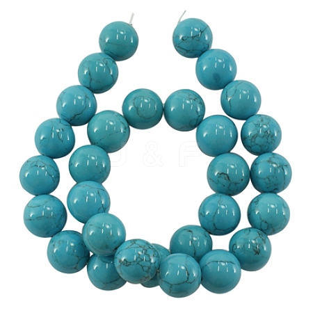 Synthetic Turquoise Beads X-JBR6-4mm-1