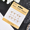 20Pcs Brass Stud Earring Findings KK-BBC0022-27-6
