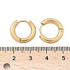Ion Plating(IP) 304 Stainless Steel Huggie Hoop Earrings EJEW-F111-16mm-G-3