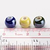 Handmade Porcelain Beads PORC-D001-10mm-M-3