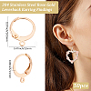 50Pcs 304 Stainless Steel Leverback Earring Findings STAS-BBC0009-47-2