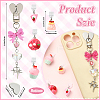 5Pcs PVC Mobile Dustproof Plugs & Iron Cell Phone Holder Stand HJEW-SW00358-2
