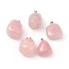 Natural Rose Quartz Pendants G-k302-B22-1