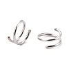 Double Nose Ring for Single Piercing AJEW-C010-02P-01-3
