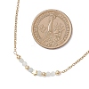 12Pcs 12 Styles Constellation Brass Star & Natural Mixed Stone Faceted Round Beaded Pendant 304 Stainless Steel Cable Chain Necklaces NJEW-JN05612-5
