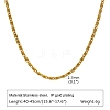 Stainless Steel Chain Necklaces PW-WG0E3F7-01-5