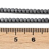 Electroplate Non-magnetic Synthetic Hematite Beads Strands G-I175-09D-4