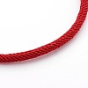 Braided Cotton Cord Bracelet Making MAK-L018-03A-02-P-2