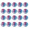 Half Round/Dome Tree Pattern Glass Flatback Cabochons for DIY Projects GGLA-YW0001-14B-1
