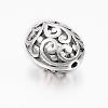 Tibetan Style Alloy Filigree Beads PALLOY-AD13869-AS-RS-1