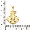 Rack Plating Brass Micro Pave Cubic Zirconia Pendants KK-L226-104G-3