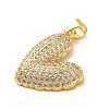 Mother's Day Brass Micro Pave Clear Cubic Zirconia Pendants FIND-Z041-20B-2