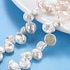 Natural Keshi Pearl Beads Strands PEAR-S020-R03-1