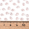 Transparent Colours Luster Glass Seed Beads SEED-N008-09H-4