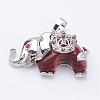 Natural & Synthetic Mixed Stone Pendants G-P268-M-2