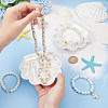 Shell Shape Porcelain Jewelry Plate AJEW-WH0348-164-3