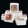 White Cardstock Flower Printed Paper Packaging Mailer Boxes CON-TAC0022-01-14