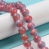 Dyed Natural Jade Beads Strands G-F764-02D-2