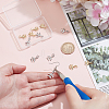 12Pcs 2 Colors Brass Charms KK-ME0001-48-3