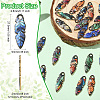 24Pcs 12 Colors Zinc Alloy Pendants FIND-CJ0005-14-2