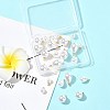 24Pcs 4 Styles ABS Plastic Imitation Pearl Charms KK-FS0001-79-7