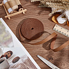 Flat PU Leather Cord WL-WH0004-09D-4