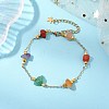 Natural Mixed Gemstone Beaded Bracelets BJEW-JB11310-03-2