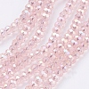 Electroplate Glass Beads Strands X-EGLA-R048-2mm-31-1