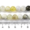 Natural New Jade Beads Strands G-F591-16-8MM-5