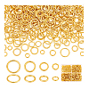 360Pcs 4 Styles Alloy Soldered Closed Jump Rings KK-PH0010-13G-7