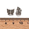 Brass Micro Pave Clear Cubic Zirconia Slide Charms KK-Z126-20P-3