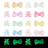 63Pcs 2 Styles Luminous Transparent Acrylic Beads MACR-TA0002-22-2