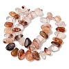 Natural Hematoid Quartz Ferruginous Quartz Beads Strands GG-CBADF20-A04-2